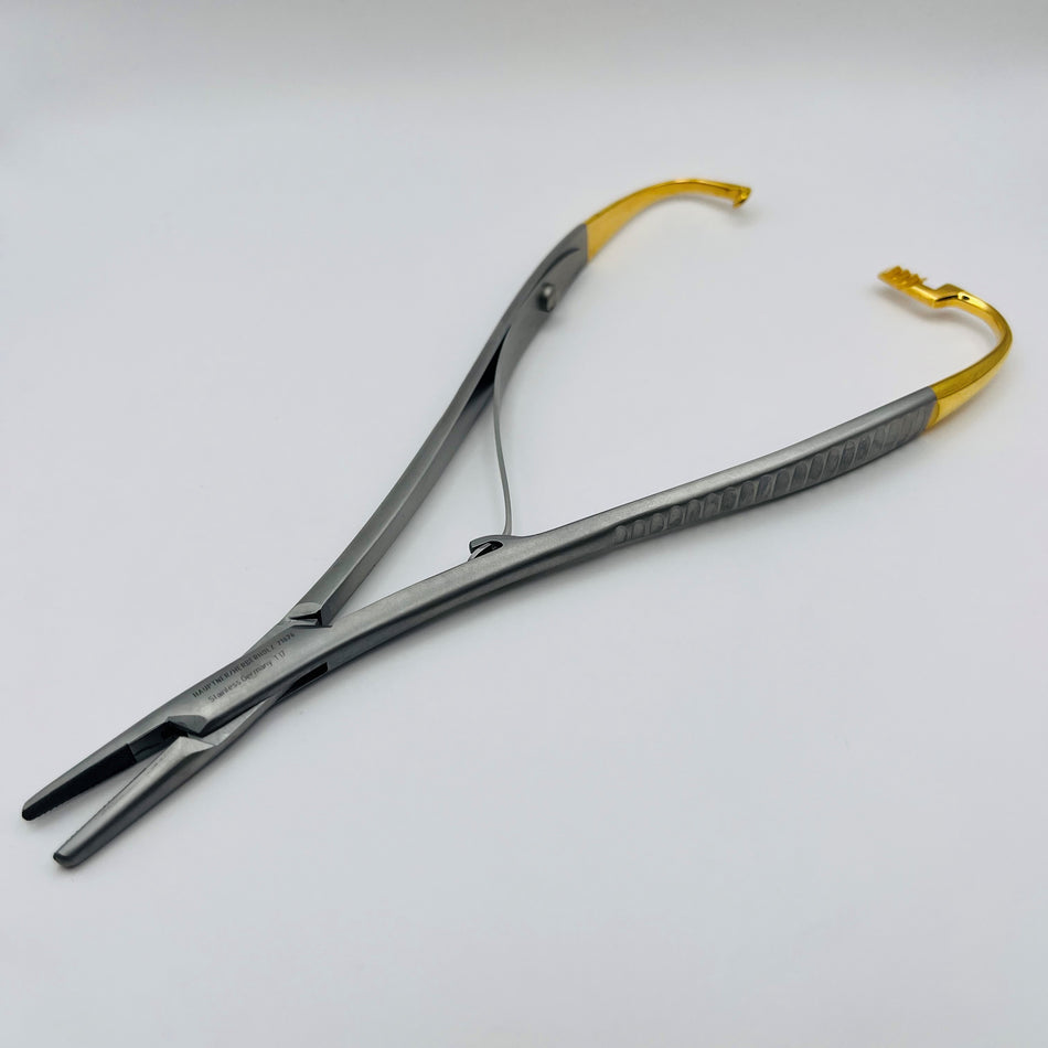 Needle Holder, Mathieu, with carbide inserts 17cm DISCONTINUED