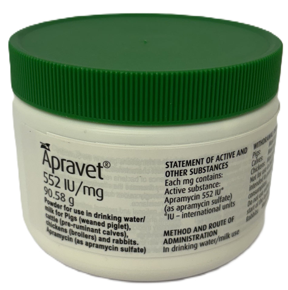 Apravet 552 IU/mg Powder, 90.58g bottle