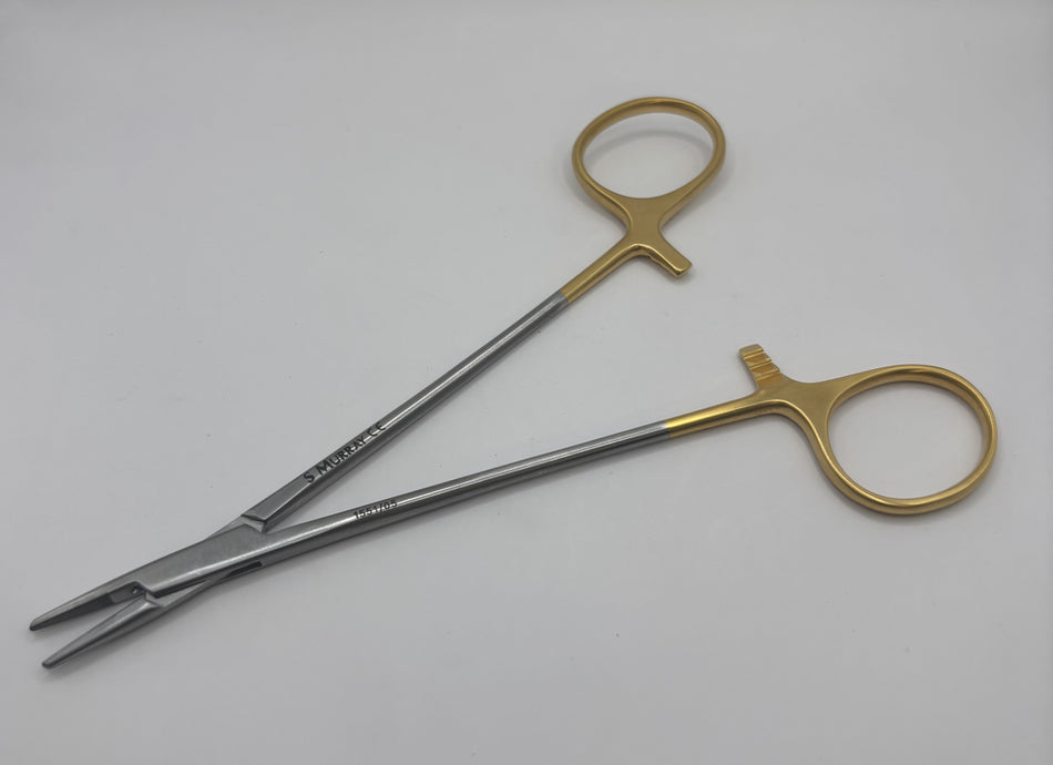 Crile-Wood Needle Holder, Tungsten Carbide Jaws, 15cm