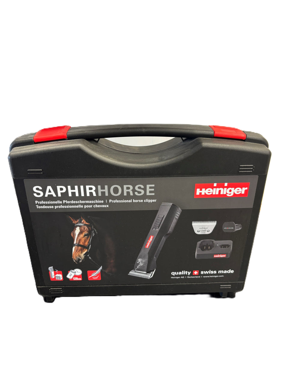 Heiniger Saphir Horse Clipper, Head No. 10WF + 2 Batteries