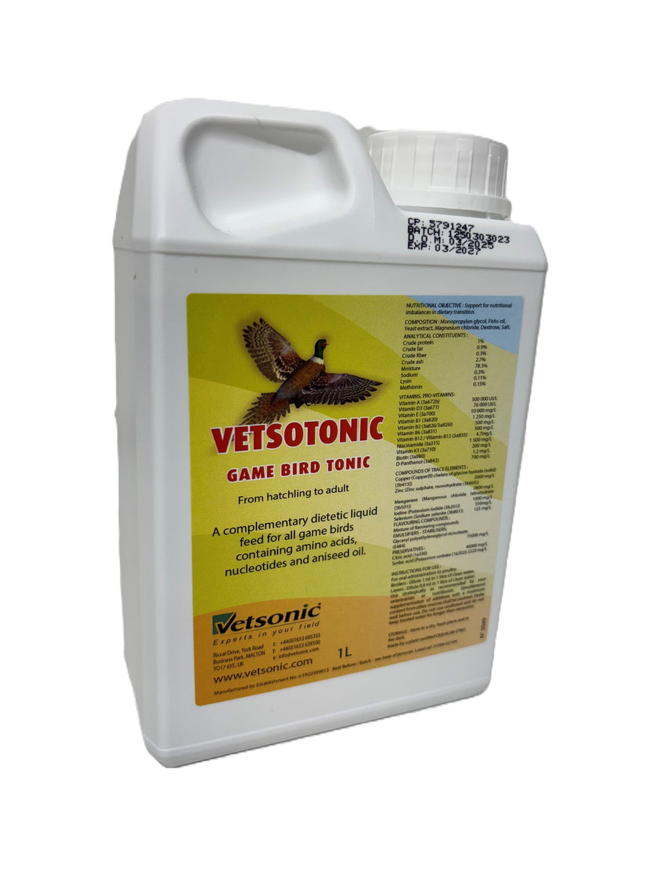 Vetsotonic Game Bird Tonic 1L