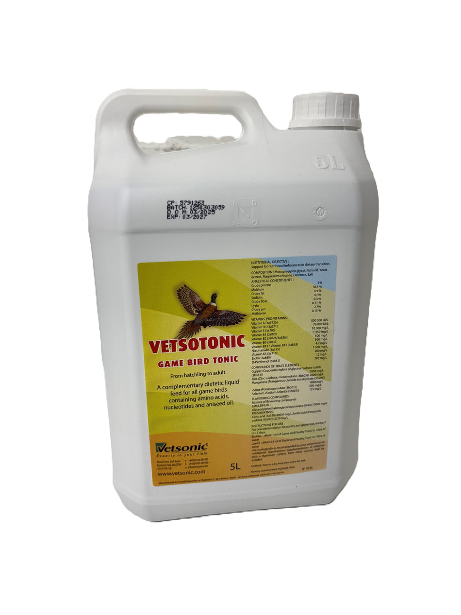 Vetsotonic Game Bird Tonic 5 L